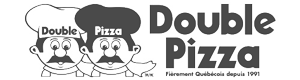 double pizza logo